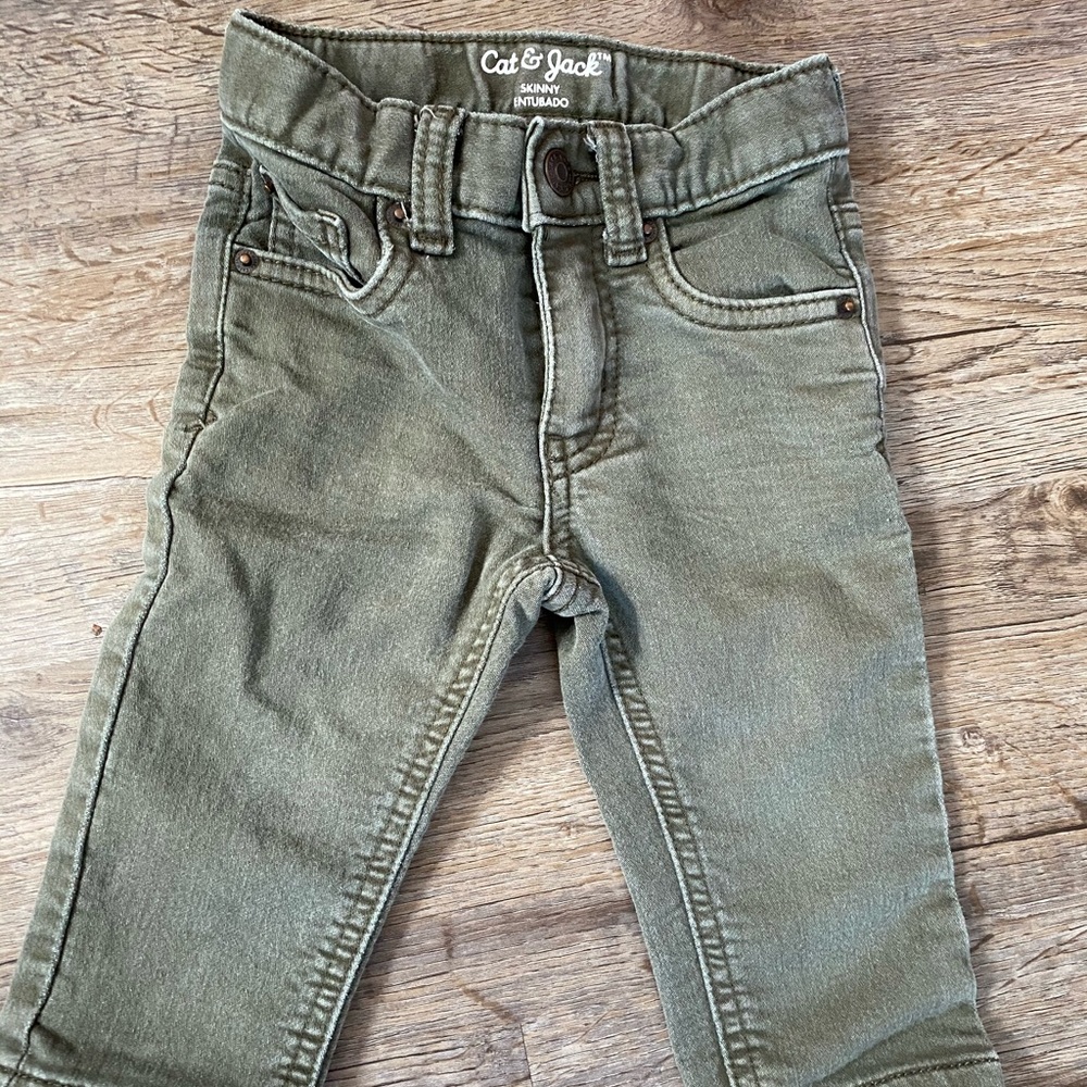 cat && jack green skinny jeans